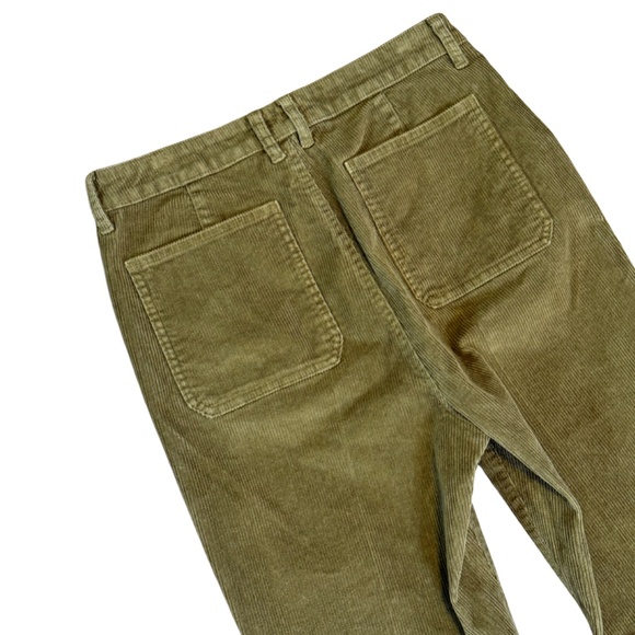733. J. CREW Vintage flare pant in corduroy Sunlit Olive Green $158 EUC Sz 29 - Picture 6 of 7